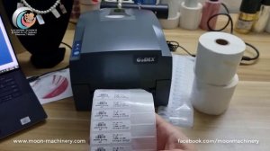 Godex G500U print jewelry label