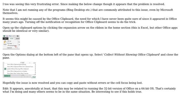 "We couldn't free up space on the clipboard. Another program might be using it right now" смотреть онлайн