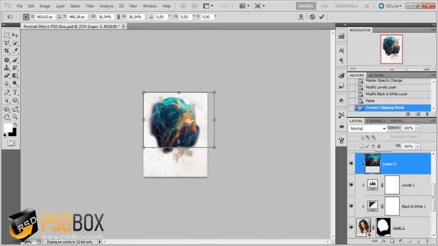 Make an Amazing Portrait Effect in Photoshop (PSD Box) смотреть онлайн
