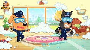 Мыло детям не игрушка Правила безопасности Шериф Лабрадор