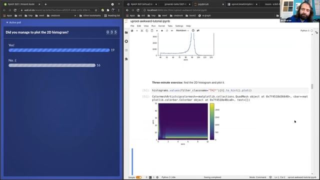 PyHEP 2021: Uproot and Awkward Array tutorial смотреть онлайн