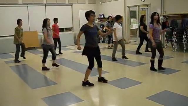 Tu Es Foutu - line dance (dance & walk through) смотреть онлайн