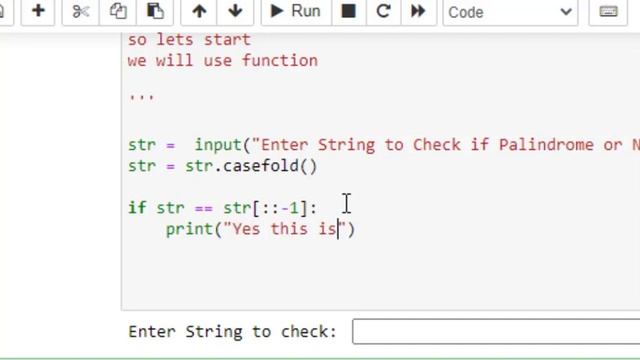 Palindrome 2 in Python using Jupyter Notebook смотреть онлайн