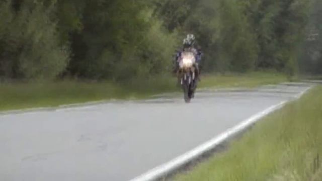 Wheelie on CBR 900RR fireblade Assen 2 смотреть онлайн