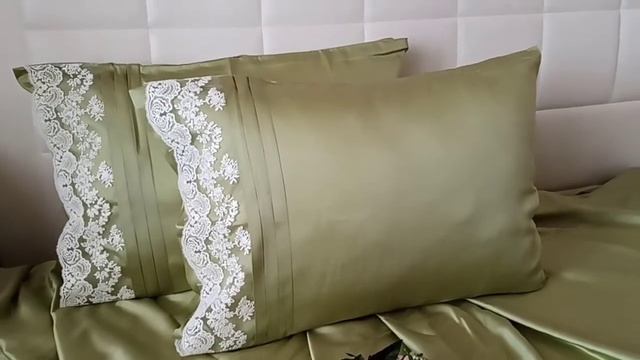 Постельное белье с кружевом смотреть онлайн