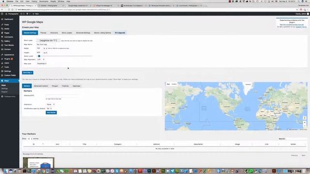 How to set google map in WordPress Theme смотреть онлайн