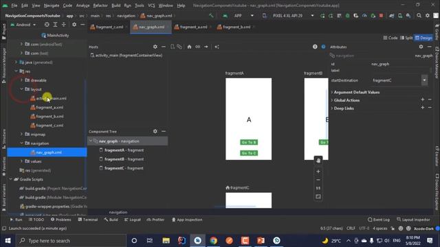 Setup , Creating Navigation Graph , NavHost & Navigating to Destinations with NavController | part смотреть онлайн