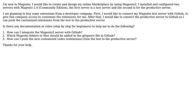 Magento: How can i integrate Magento 2 server with GitHub? смотреть онлайн