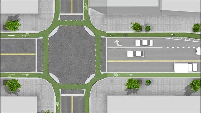 Junction design, the Dutch - cycle friendly - way смотреть онлайн