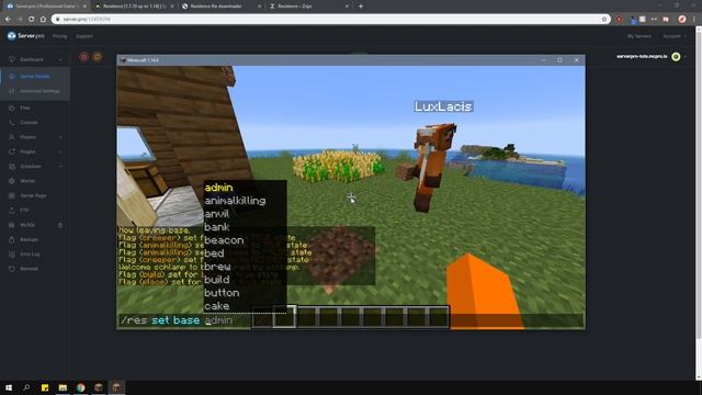 How to Setup the Residence Plugin - Minecraft Java смотреть онлайн