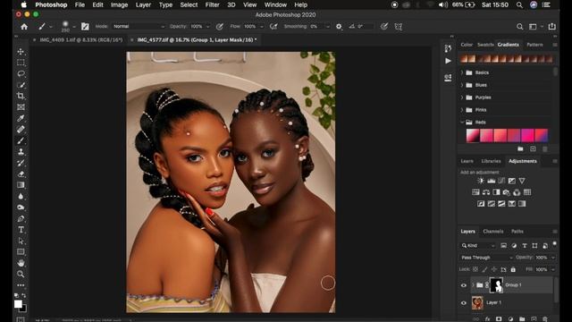 How To Color Grade Different Skin Tones In the same Photo in Photoshop | Light & Dark Skin Tones смотреть онлайн