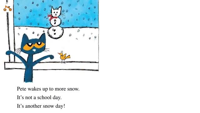 Pete the Cat Snow Daze _ Animated Book _ Read aloud смотреть онлайн