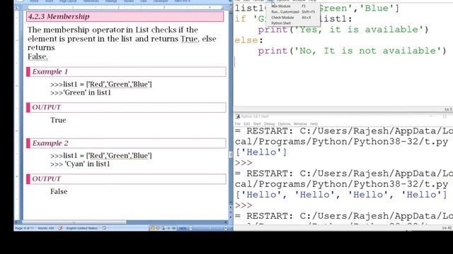 Understanding Lists in Python and List Functions (Part 2) in Hindi смотреть онлайн