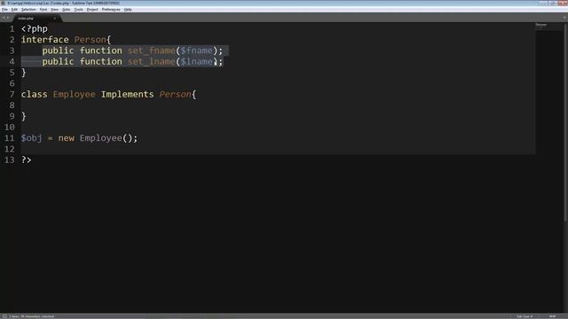 PHP OOP & MySQLi Lesson 14: Interfaces (Urdu/Hindi) смотреть онлайн