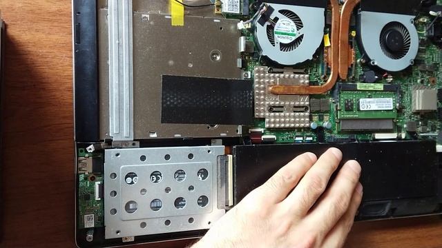 ASUS N550J - Disassemble, Fan Cleaning, Removing Dry Thermal Paste смотреть онлайн