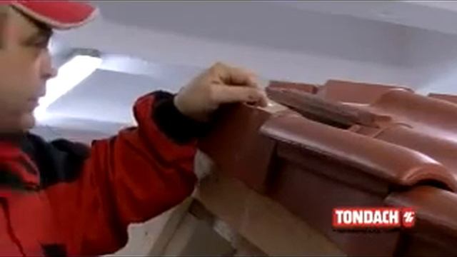 Монтаж черепицы TONDACH: Устройство торца