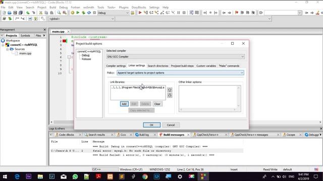 #part 1 connection - C++ and Mysql смотреть онлайн