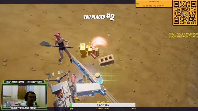 ?Fortnite. Potato AIM/BUILD;V only have 1 monitor, slow respon chat:) смотреть онлайн