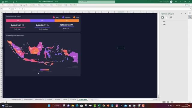 MODERN DASHBOARD UI DESAIN 100% PIVOT TABLES AND FORMULAS VERSI 2 смотреть онлайн
