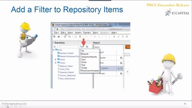 Add A Filter To Repository Items [Oracle PBCS Release - Dec 2016] смотреть онлайн
