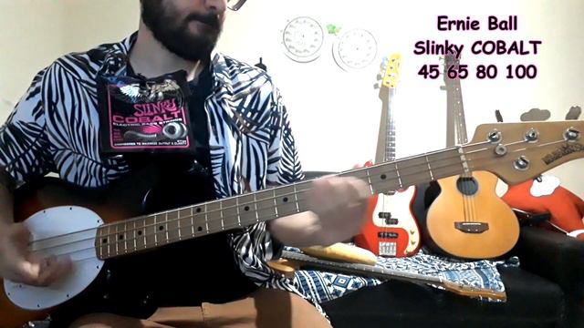 Ernie Ball Bass Strings Comparison COBALT x SUPER Slinky SHOOTOUT Tanta Saudade Bass Cover смотреть онлайн