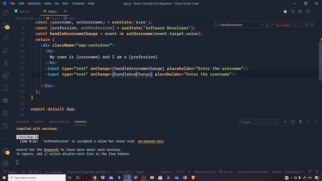 React.js Tutorials - Event Handling - #7 смотреть онлайн