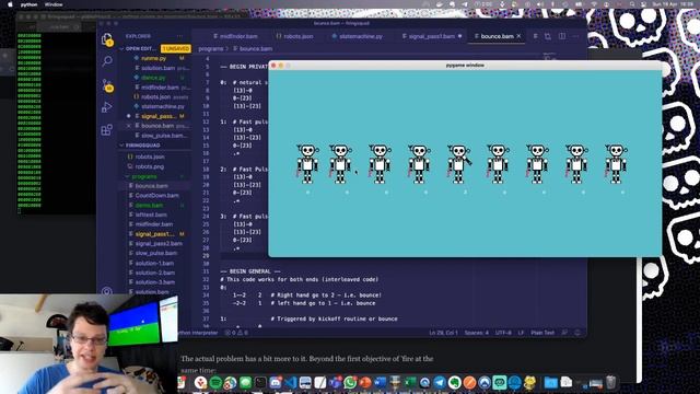 Robot Firing Squad State Machine Synchronisation Problem - Python 3 смотреть онлайн