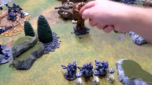 T'au vs. Astra Militarum: A Giveaway AND 1500 Point Warhammer 40K Battle Report смотреть онлайн