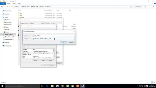 Set_JDK_EnvironmentVariable_Windows10 смотреть онлайн