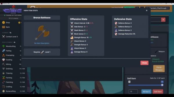 Melvor Idle Walkthrough/Guide Part 2