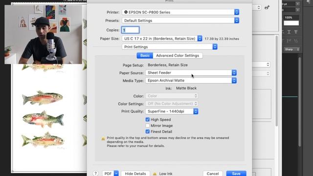 Printer Settings and ICC Profiles for Our Watercolor Art Prints and Greeting Cards смотреть онлайн