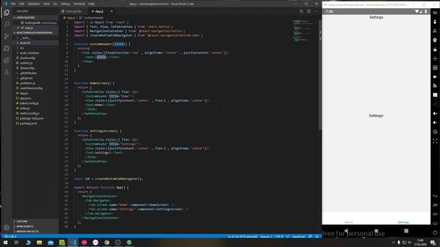 Ders 8 ( React Navigation V5 - Bottom & Stack )- React Native ile mobil uygulama geliştirme eğitimi смотреть онлайн