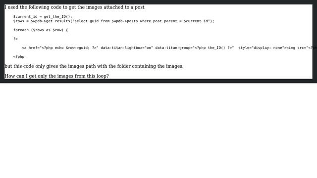 Wordpress: Get the url of attachments from the post? смотреть онлайн