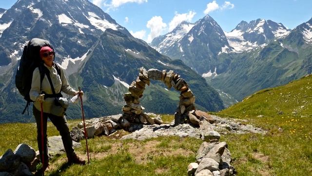 НАШИ В АРХЫЗЕ (ЧАСТЬ3) Озеро Кратерное и река Псыш. КАВКАЗ АРХЫЗ ЛЕТОМ ЧТО ПОСМОТРЕТЬ смотреть онлайн