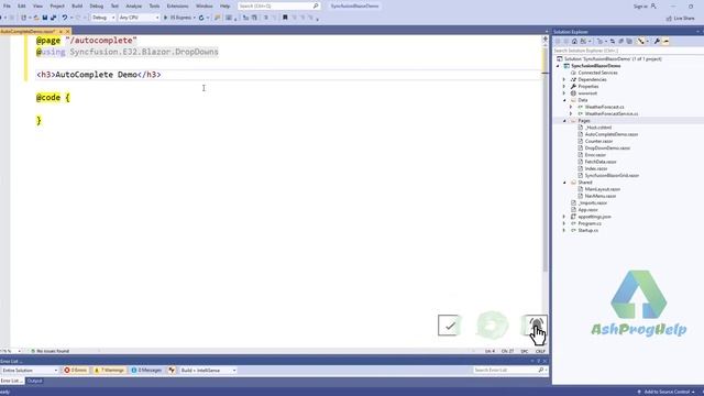 How to use AutoComplete in Blazor смотреть онлайн