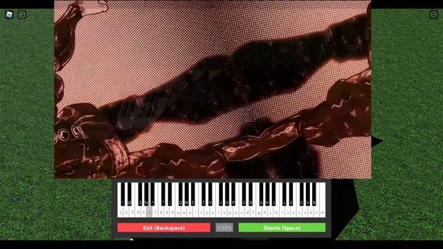 Sono chi no Sadame from Jojos in Roblox Piano смотреть онлайн