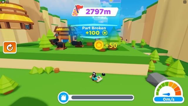 I MADE IT SUPER FAR WITH THE BEST CAR IN THE GAME! Crash Simulator Roblox смотреть онлайн