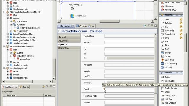 Mobility and User Interaction Demonstration in AnyLogic смотреть онлайн