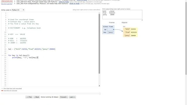 5 - Loop Through Python Dictionaries смотреть онлайн