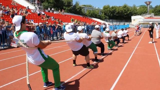 Перетягивание каната Всероссийские сельские игры в Саратове смотреть онлайн