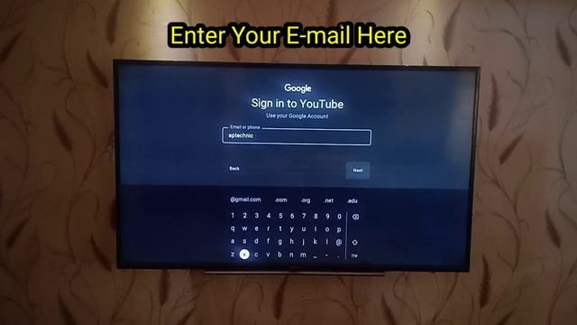 How To Login On YouTube In SONY Bravia TV смотреть онлайн