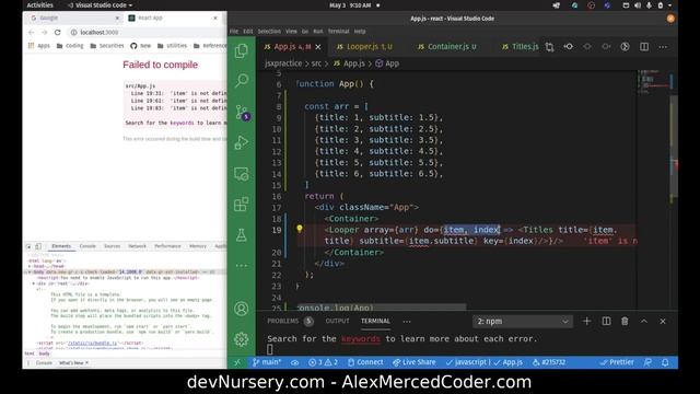 AM Coder - Creating Components to Replace Map and Ternaries in your React Code смотреть онлайн