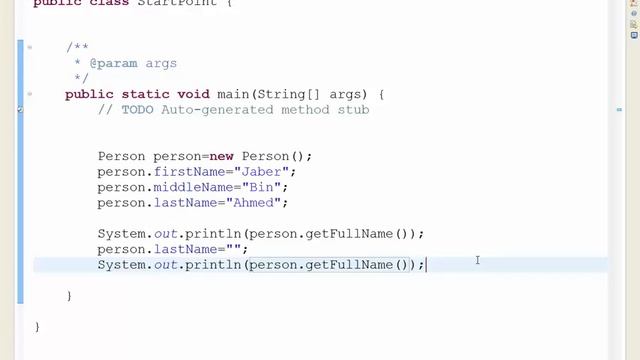 Java basic tutorial 07: class & object & getter setter смотреть онлайн