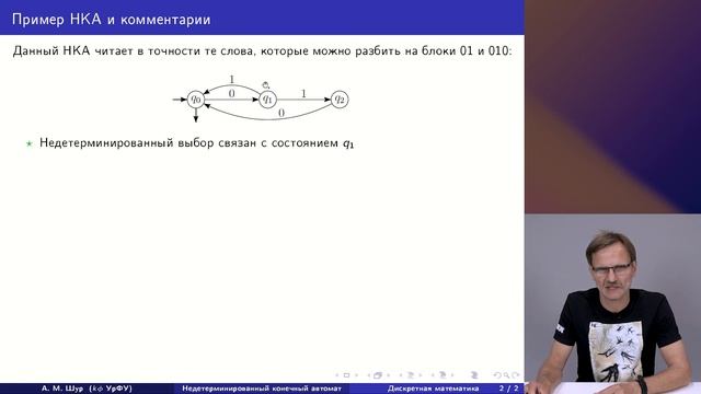 17-4 Недетерминированный конечный автомат смотреть онлайн