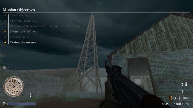 Call of Duty 2 Back2Fronts - The Radio Base (Part 32) смотреть онлайн