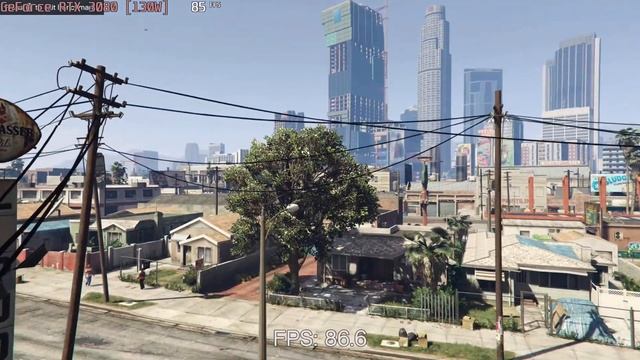 ? NVIDIA GeForce RTX 3080 [Laptop, 130W] - GTA V gameplay benchmarks (1080p) смотреть онлайн