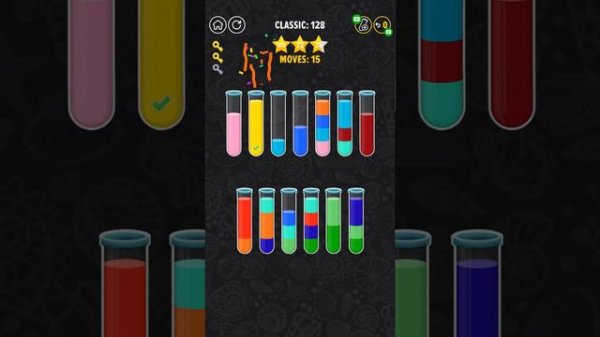 Color Water Sort Puzzle: Liquid Sort It 3D - Level - 128