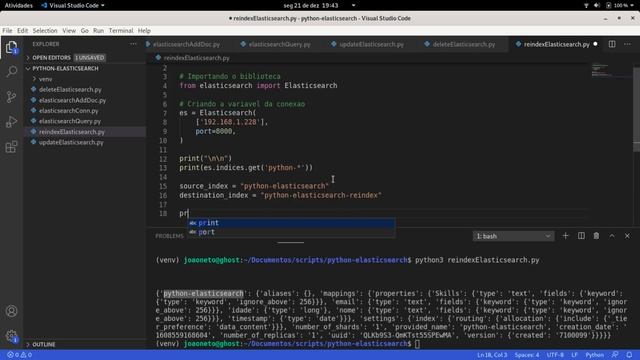 Fazendo um reindex no Elasticsearch utilizando Python смотреть онлайн