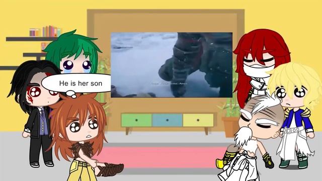 gods react to kratos | Record of ragnarok react to kratos | god of war | gacha смотреть онлайн