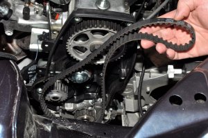 Лада Гранта - осмотр ремня ГРМ на пробеге 60000км